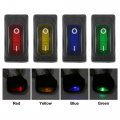 X Autohaux Interior 1 Set Dc 12v-24v 20a Led Rocker Switch On-off 3 Pins Toggle Waterproof For Caravan Camper Dashboard