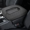 Center Console Cover For 2019-2023 Silverado Sierra Jump Seat Leather Armrest 