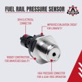 Fuel Rail Pressure Sensor For 2003 2007 Cummins Diesel 5 9l Chevy Silverado Gmc Sierra Dodge Ram Replaces 0281006425 0281002851