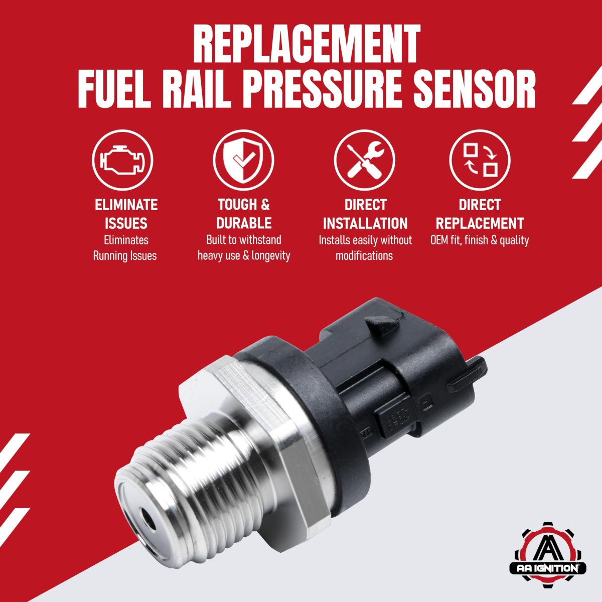 Fuel Rail Pressure Sensor For 2003 2007 Cummins Diesel 5 9l Chevy Silverado Gmc Sierra Dodge Ram Replaces 0281006425 0281002851