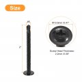 Uxcell Phillips Head Self Tapping Screws 100pcs 8x2 410 Stainless Steel Drilling Sheet Metal Screw Black