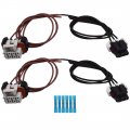 Front Left Right Headlight Turn Signal Bulb Sockets Replacement For 2005-2014 Freightliner Columbia