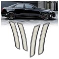 Hecasa Led Camaro Side Marker Lights For 2016-2024 Chevy Chevrolet Ls Lt Ss Zl 2014-2019 Cadillac Cts Ats Front Rear Bumper 