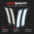 Hecasa Led Camaro Side Marker Lights For 2016-2024 Chevy Chevrolet Ls Lt Ss Zl 2014-2019 Cadillac Cts Ats Front Rear Bumper