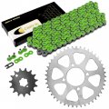 Caltric Drive Chain And Sprocket Kit Compatible With Kawasaki Kz400 1974 1975 1976 1977 1978 1979 1980