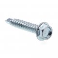 Prime-line Sheet Metal Screws Self-drilling Indented Hex Washer Head 8 X 1 In 50 Pack 