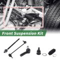 10pcs Front Suspension Kit Inner Outer Tie Rod End Sway Bar Link Lower Ball Joint With Boot For Mazda Tribute 05-06 08-09 No