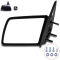Driver Side View Mirror For 1988 To 1999 Chevy K Pickup Manual Adjustment Black Exterior Fits Chevrolet Blazer Suburban Tahoe