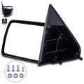 Driver Side View Mirror For 1988 To 1999 Chevy K Pickup Manual Adjustment Black Exterior Fits Chevrolet Blazer Suburban Tahoe