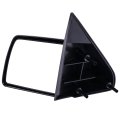 Driver Side View Mirror For 1988 To 1999 Chevy K Pickup Manual Adjustment Black Exterior Fits Chevrolet Blazer Suburban Tahoe