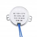 Synchronous Motor 1pc Ac 100-127v 4w Electric 50hz 60hz Ccw Cw Geared For Fan Ventilation Mechanism Heater 0 8-1rpm