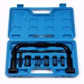 10-pcs Spring Installer Compressor Tool Kit With Solid C-clamp Collet Pusher Adapters Fit For Most Vehicles Small Van Atv And