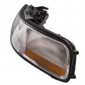 Headlightsdepot Chrome Housing Halogen Headlight For Lincoln Town Car 2005-2011 Includes Left Driver Side Headlamp