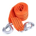 Car Towing Strap Tool High Strength 4 Meter Load 3 Ton Trailer Rope Tow Cable With Hooks For Emergency Vehicle