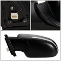 Hy1320247 Factory Style Driver Left Side Mirror Manual Folding Power Adjust Heated Glass Turn Signal Blind Spot Compatible With