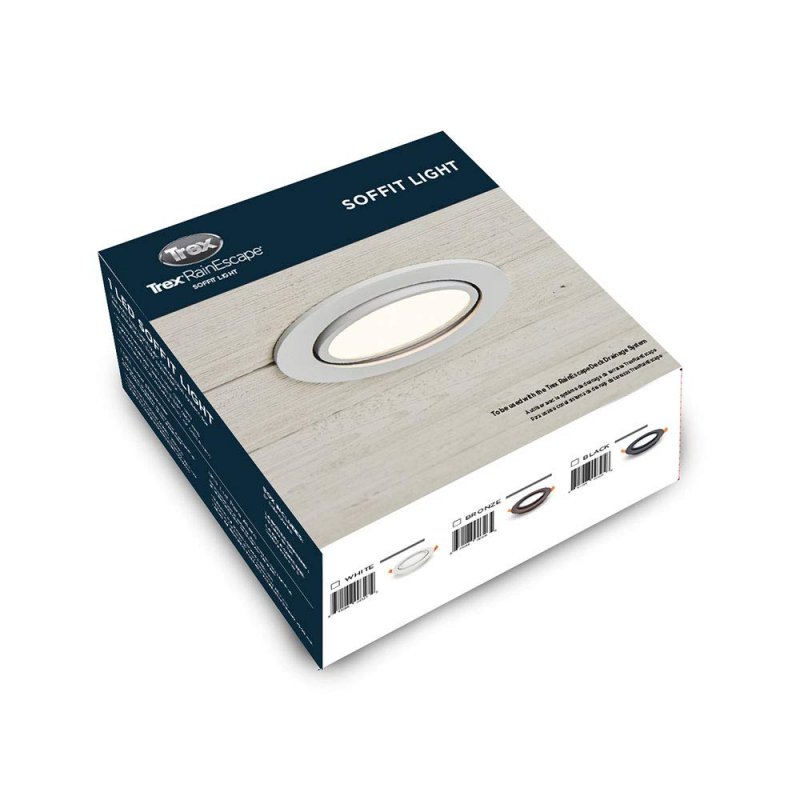 Trex Rainescape Soffit Light White