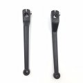 Httmt Mt268-011- Motorcycle Matte Black 2 Pcs Billet Aluminum Heel Toe Shift Lever Gear Foot For H-d Fl Softail Touring Trike 
