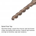 Uxcell M2 X 0 4 Spiral Flute Tap And 1 6mm Twist Drill Bit Set Metric M35 Cobalt High Speed Steel Machine Threading Screw