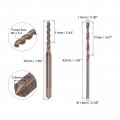 Uxcell M2 X 0 4 Spiral Flute Tap And 1 6mm Twist Drill Bit Set Metric M35 Cobalt High Speed Steel Machine Threading Screw