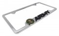 Army 3d Chrome Cutout Metal License Plate Frame