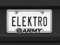 Army 3d Chrome Cutout Metal License Plate Frame