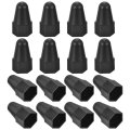 150pcs Hex Nut Bolt Cover M14x22x45 Black Plastic Higher Dome Protection Cap Covers For Hexagon Screws Bolts 