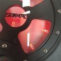 Smt-red Led Engine Clutch Cover See Through Compatible With Kawasaki Zx14r Zzr1400 2006-2013 Black Right Side Motorcycle