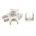 Uxcell Pvc Water Pipe Clamps Clips 3 4 25mm Tv Trays Tubing Hose Hanger Support Pex Gray 6pcs