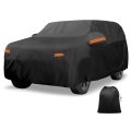 Waterproof Outdoor Car Cover For Lexus Gx Sun Rain Snow Hail Protection Aluminum Film And Spunlace Cotton Black With Left Side 