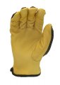 Heavy Duty Goatskin Leather Work Gloves Cut And Impact Resistant Waterproof Safety For Construction Railroad Tan 5x Large 