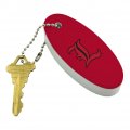 Graphics More University Of Louisville Primary Logo Floating Keychain Oval Foam Fishing Boat Buoy Key Float