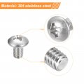 Uxcell 5 16-18x1 2 Pan Head Machine Screws 304 Stainless Steel 18-8 Screw Phillips Drive Fully Threaded Bright Finish Pack Of