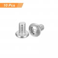 Uxcell 5 16-18x1 2 Pan Head Machine Screws 304 Stainless Steel 18-8 Screw Phillips Drive Fully Threaded Bright Finish Pack Of