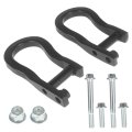 2pcs Black Tow Hooks Replacement For Silverado Sierra 1500 2007-2019 84072463 