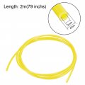 Uxcell Nylon Line Hose Tube 2mm 07 Id X 4mm 0 15 Od 2m Pa12 For Air Brake Fluid Transfer Yellow