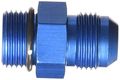 Aeroquip Fcm2953 Blue Anodized Aluminum O-ring Boss To Male 37-degree Adapter 