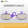 Ocpty Carbon Fiber Brake Pads Fit For 2012-2014 Kawasaki Ninja 650 Ex650e 2012-2013 1000 Zx1000h Abs 2011-2014 Zx10r Zx1000j