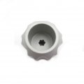 Httmt Cnc-001- Motorcycle Shock Absorber Adjuster Cap Top Cover Compatible With R 1200gs Lc 13-16 Adv 15-16 Silver