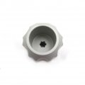Httmt Cnc-001- Motorcycle Shock Absorber Adjuster Cap Top Cover Compatible With R 1200gs Lc 13-16 Adv 15-16 Silver
