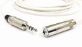 1 Foot 3 5mm Stereo Plenum Cl3p Audio Extension Cable Male To Female 