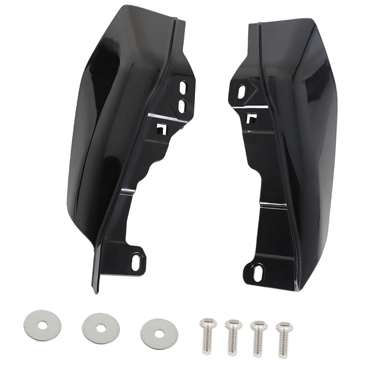 Frame Air Deflector Replacement For Road King Street Electra Glide And Cvo 2009 2024 Black Abs Plastic Motorcycle Wind