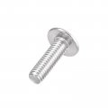 Uxcell Flanged Button Head Socket Cap Screws M4 14mm Hex Drive 304 Stainless Steel Fasteners Bolts Fully Threaded Machine Screw