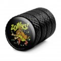 Scooby-doo Zoinks Eyes Tire Rim Wheel Aluminum Valve Stem Caps