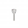 Uxcell Knurled Thumb Screws M3x16mm Brass Shoulder Bolts Grip Knobs Fasteners Nickel Plated