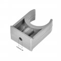 Uxcell Pvc Pipe Clamps Clips Fit For 24 5mm 0 96 Od Tv Trays Tubing Hose Hanger Support Pex W Mounting Screws Grey 30pcs
