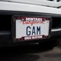 University Of Montana Logo License Plate Tag Frame