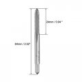 Uxcell Machine Tap 10-32 Unf Thread 2b Class 3 Flutes High Speed Steel Screw Threading Tapping Tool 2pcs