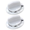 2x Dryer Control Knob For Gedjxr433gg6cc Djxr433gg6ww Djxr433gg7cc Djxr433gg7ww Djxr433gg8cc Djxr433gg8ww Dlllr23eg0ww 