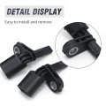 Hoypeyfiy 4pcs Abs Wheel Speed Sensor Front Rear Als469 Als468 Als430 Als467 Replacement For Volkswagen Vw Passat Jetta Gti Eos