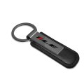 Chevrolet Camaro 1le Pu Leather Strap Black Metal Bar Key Chain Official Licensed